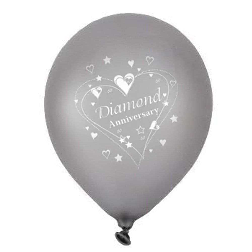 Diamond Anniversary Balloons