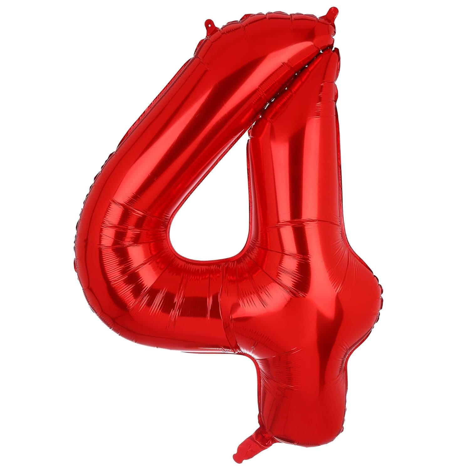 4 Glitz Number Balloon