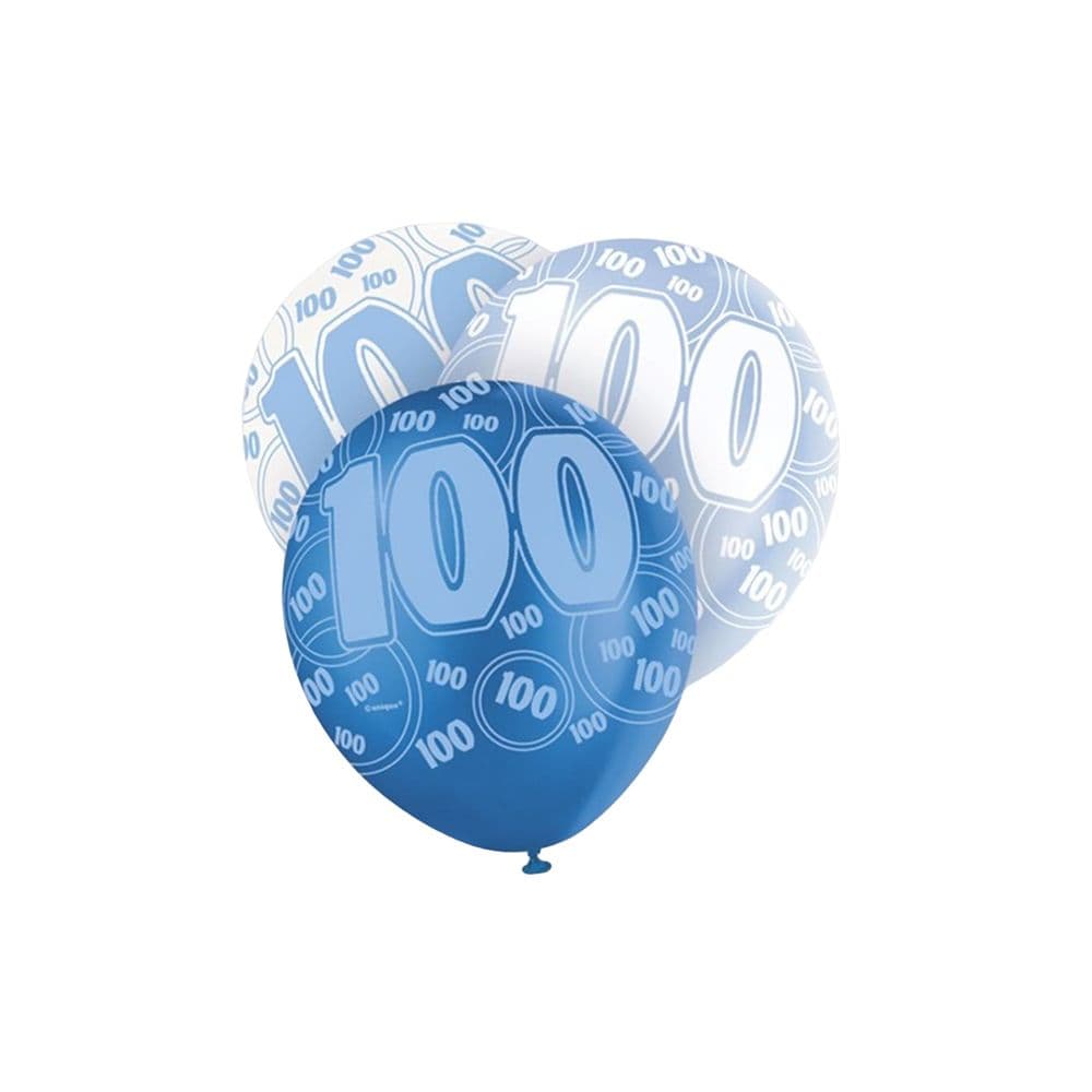 Latex 100th Birthday Balloons