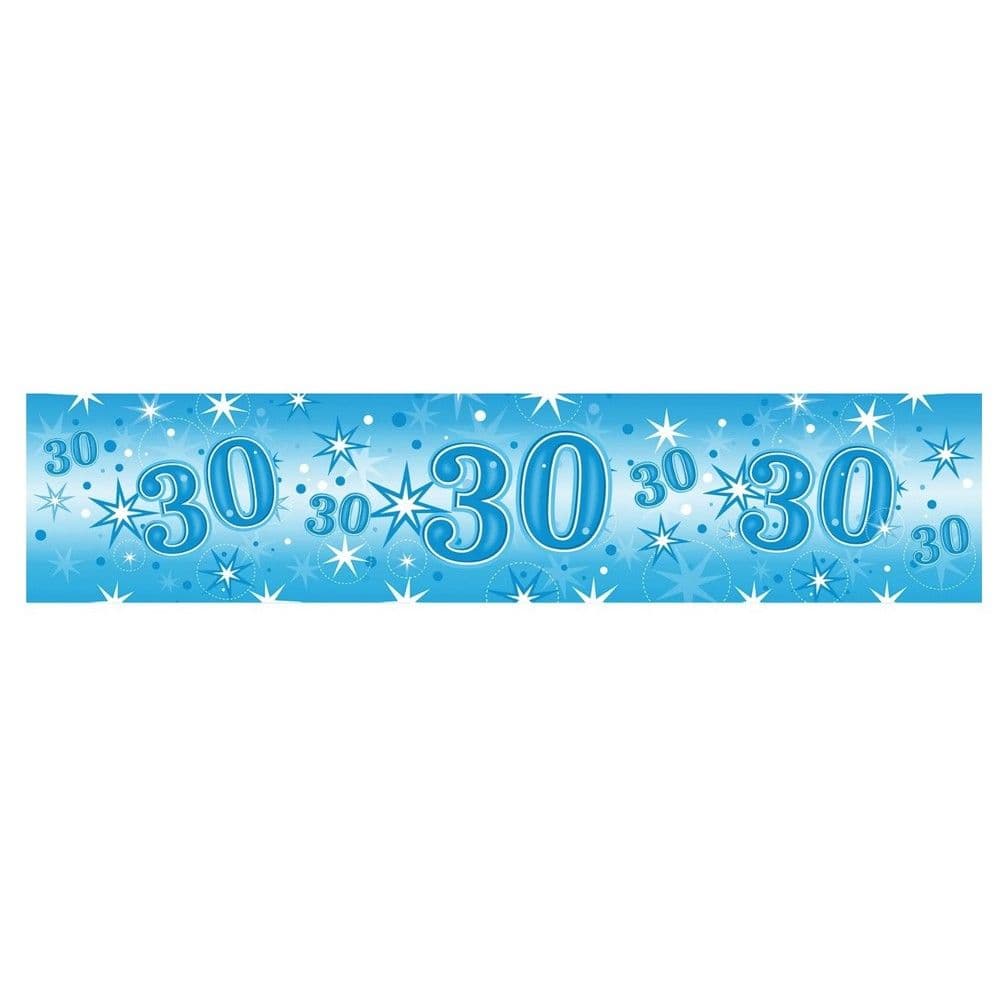 Foil 30th Birthday Banner