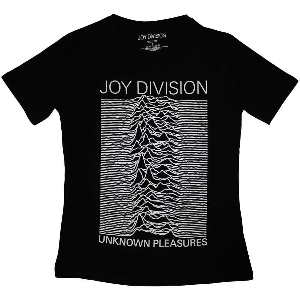 Joy Division Women's Unknown Pleasures T-Shirt in Black | Size: 2XL