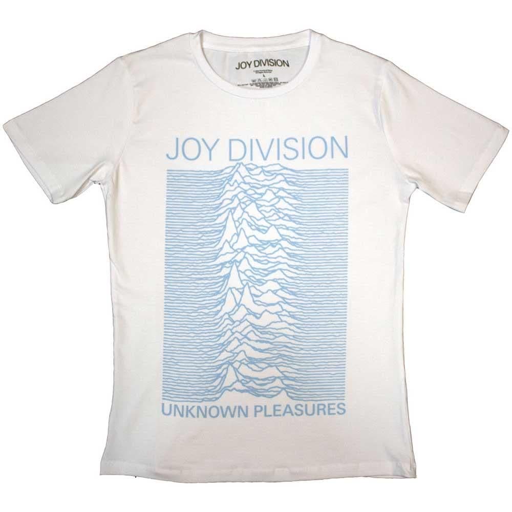 Joy Division Women's Unknown Pleasures T-Shirt in White | Size: Medium