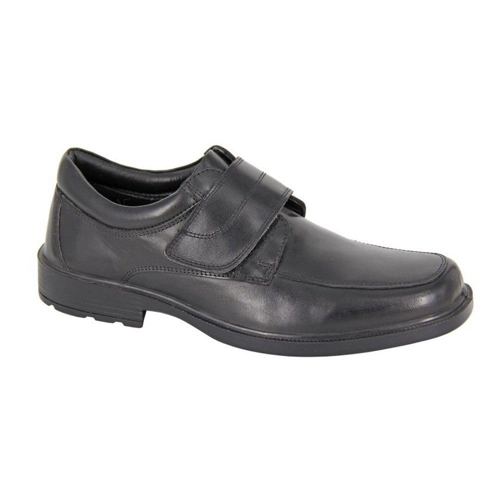 Leather Touch Fastening Shoes
