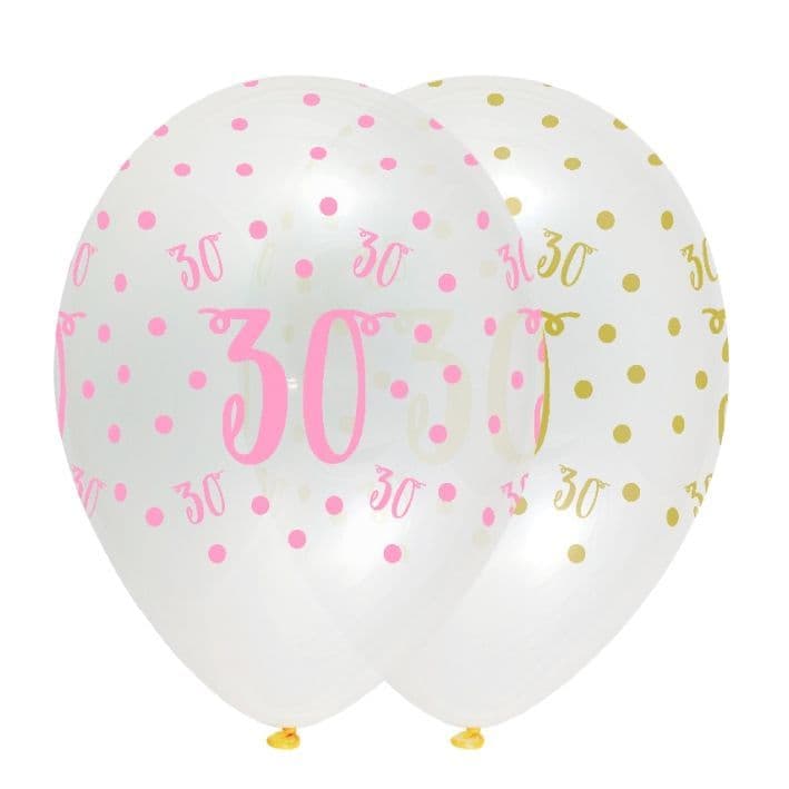 Latex 30th Birthday Balloons