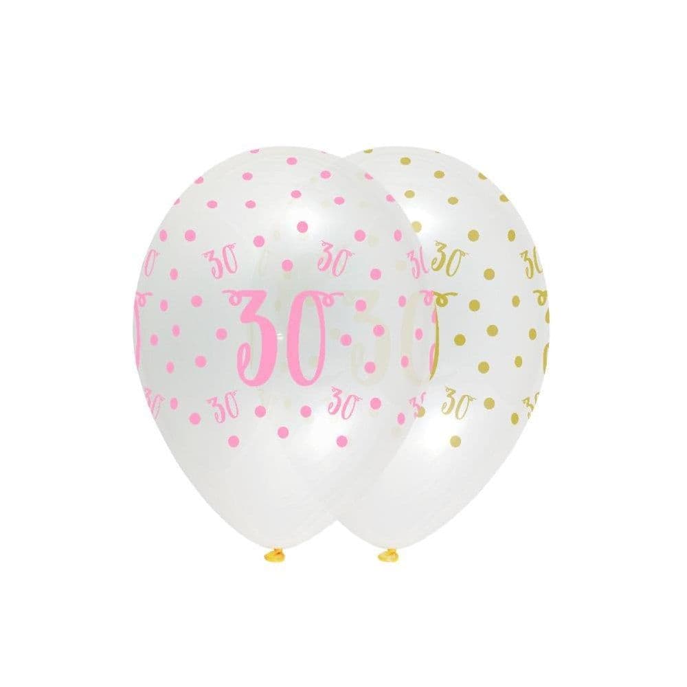 Latex 30th Birthday Balloons