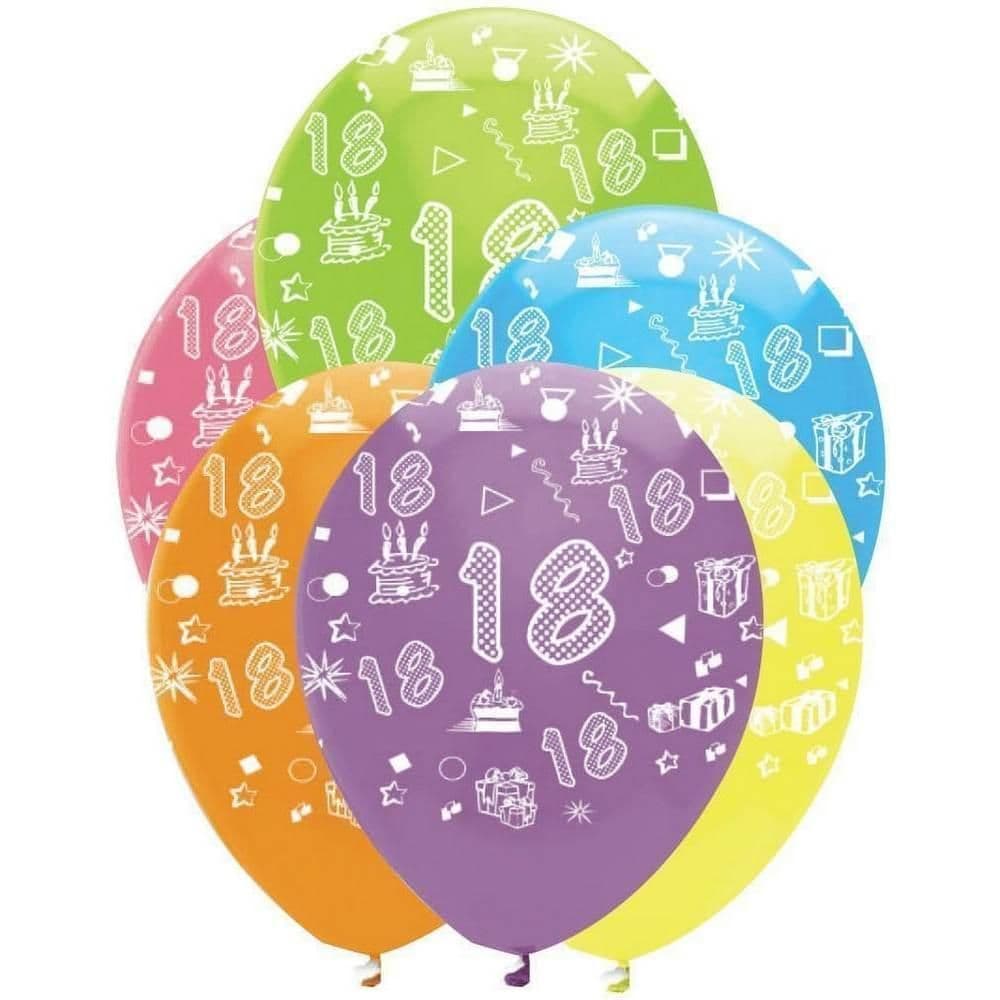 Latex 18th Balloons