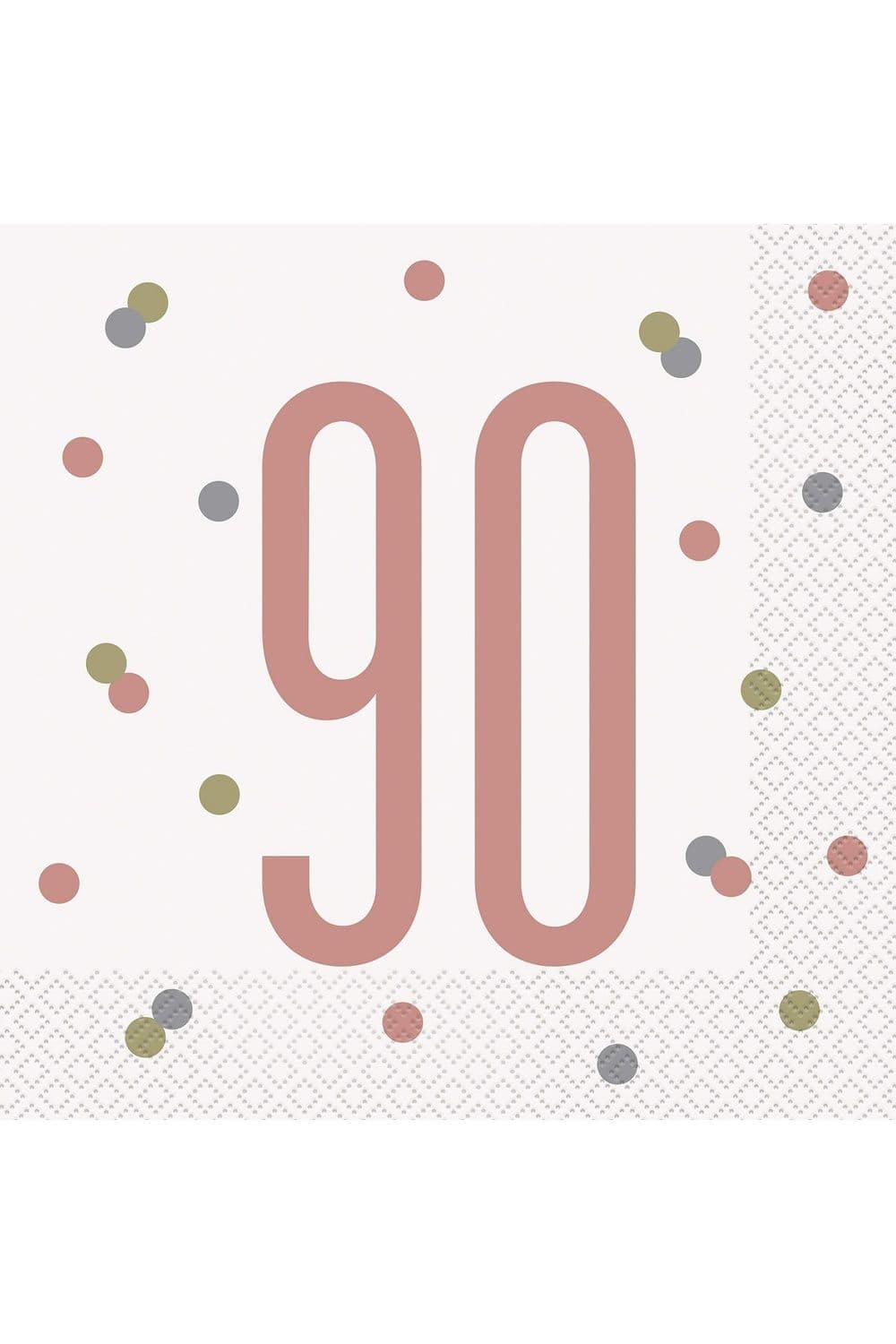 Glitz 90th Disposable Napkins