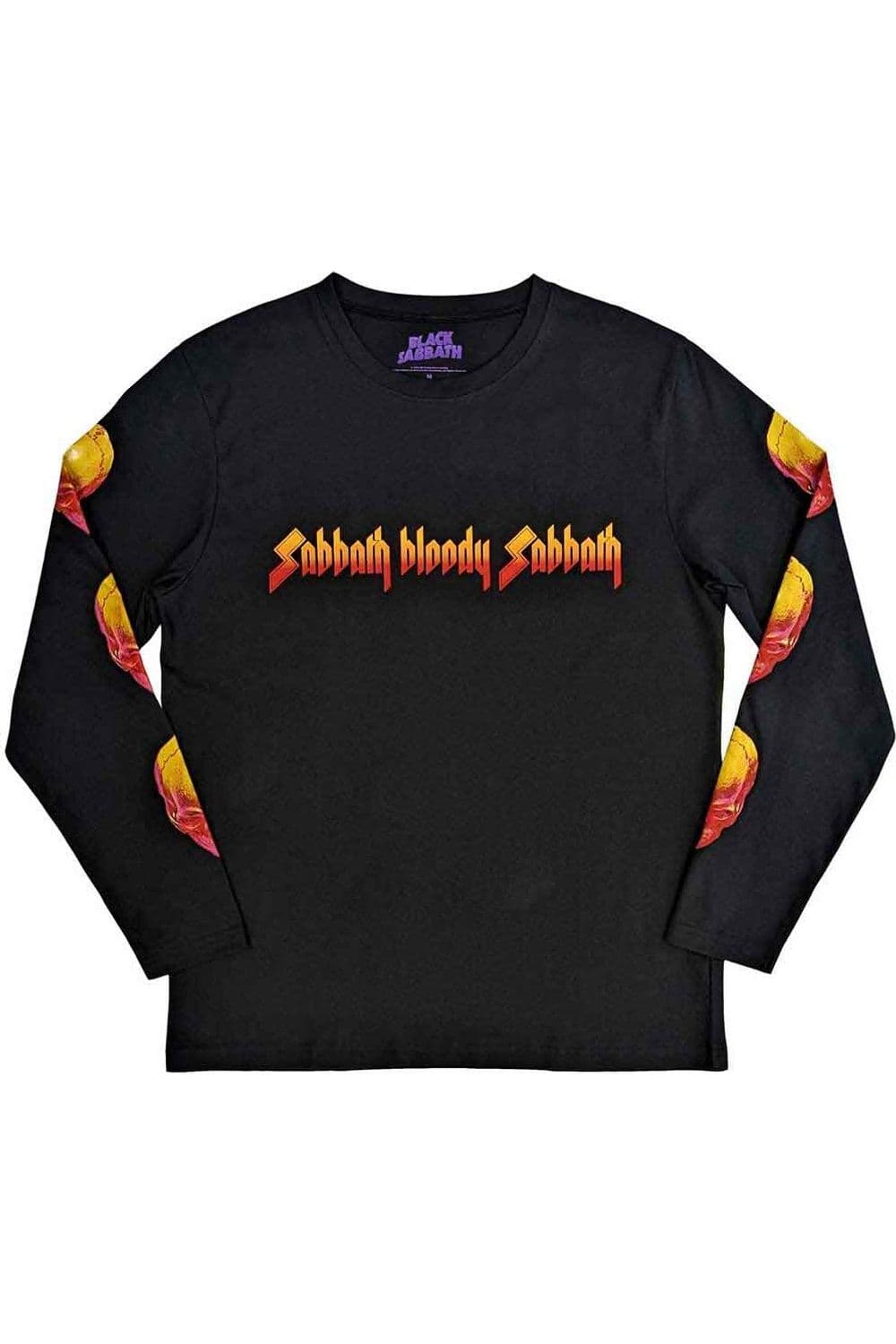 Bloody Back & Sleeve Print Long Sleeved T Shirt