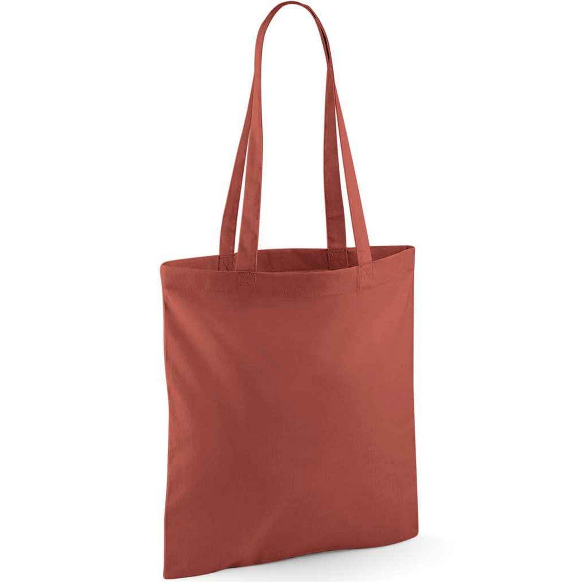 Long Handle Tote Bag Burnt