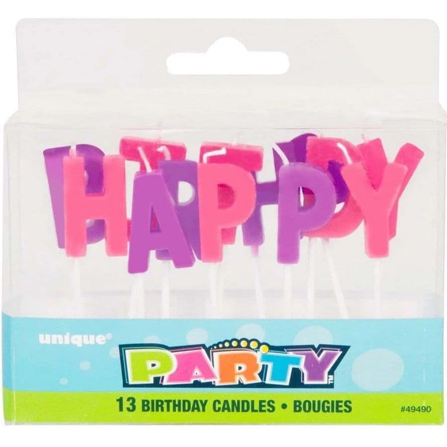 Letter Birthday Candles