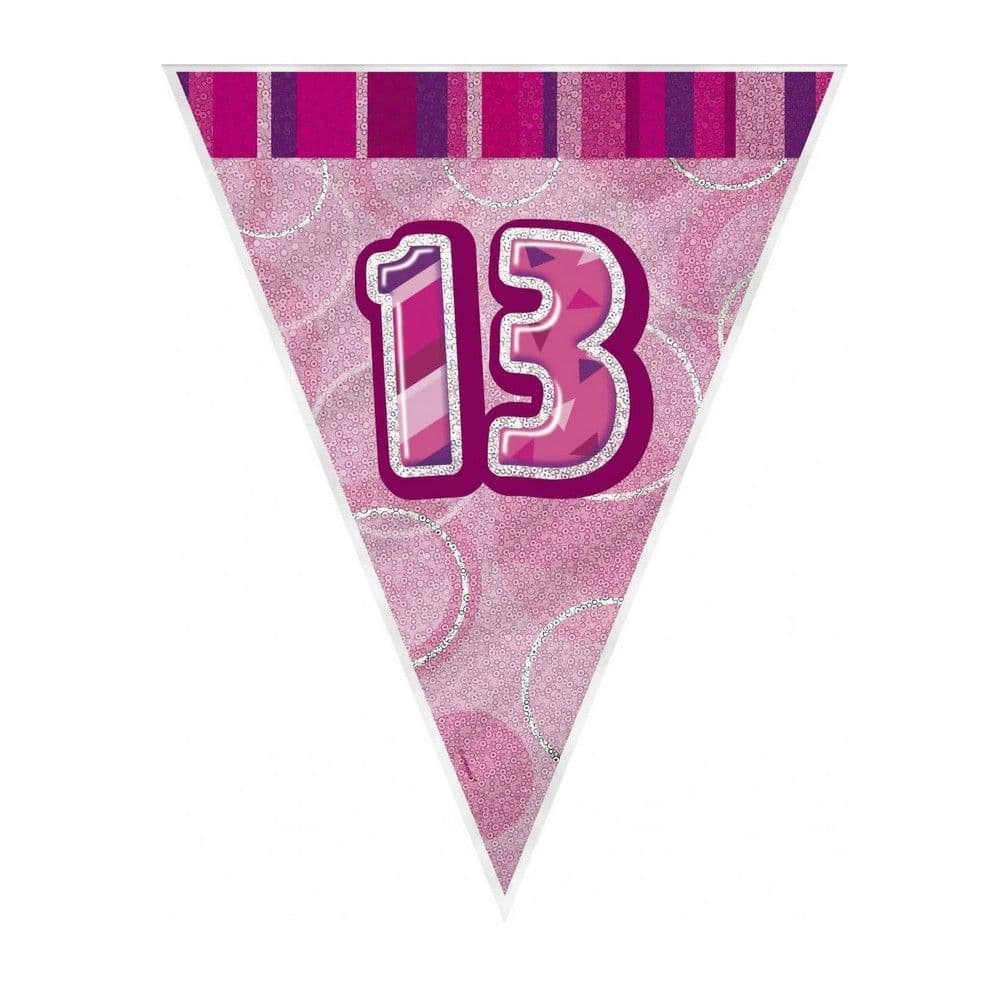 Foil 13th Birthday Bunting