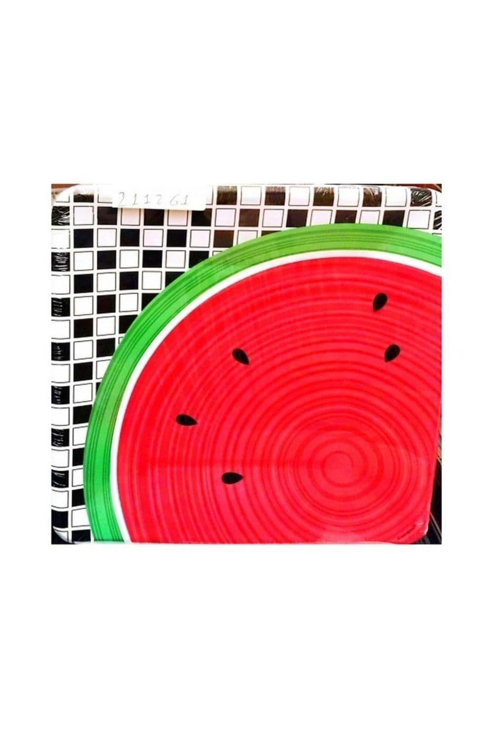 Watermelon Check Plates