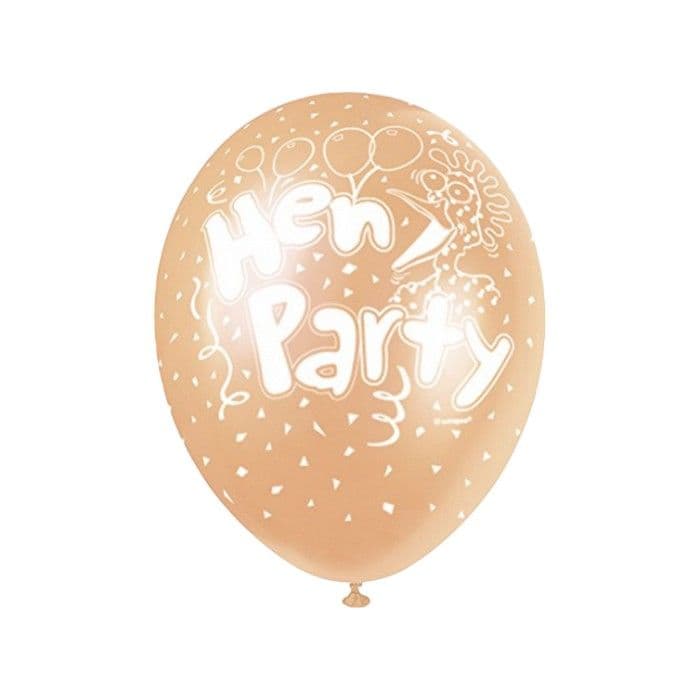 Latex Pearlised Hen Balloons