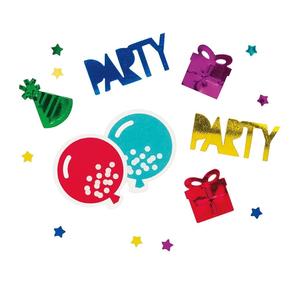 Foil Shapes Birthday Confetti