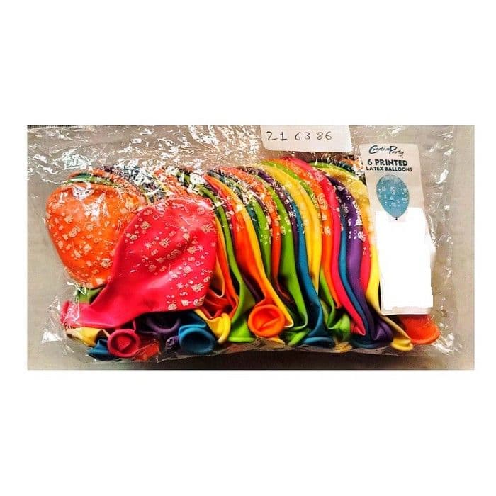 Latex Printed 5th Birthday Balloons