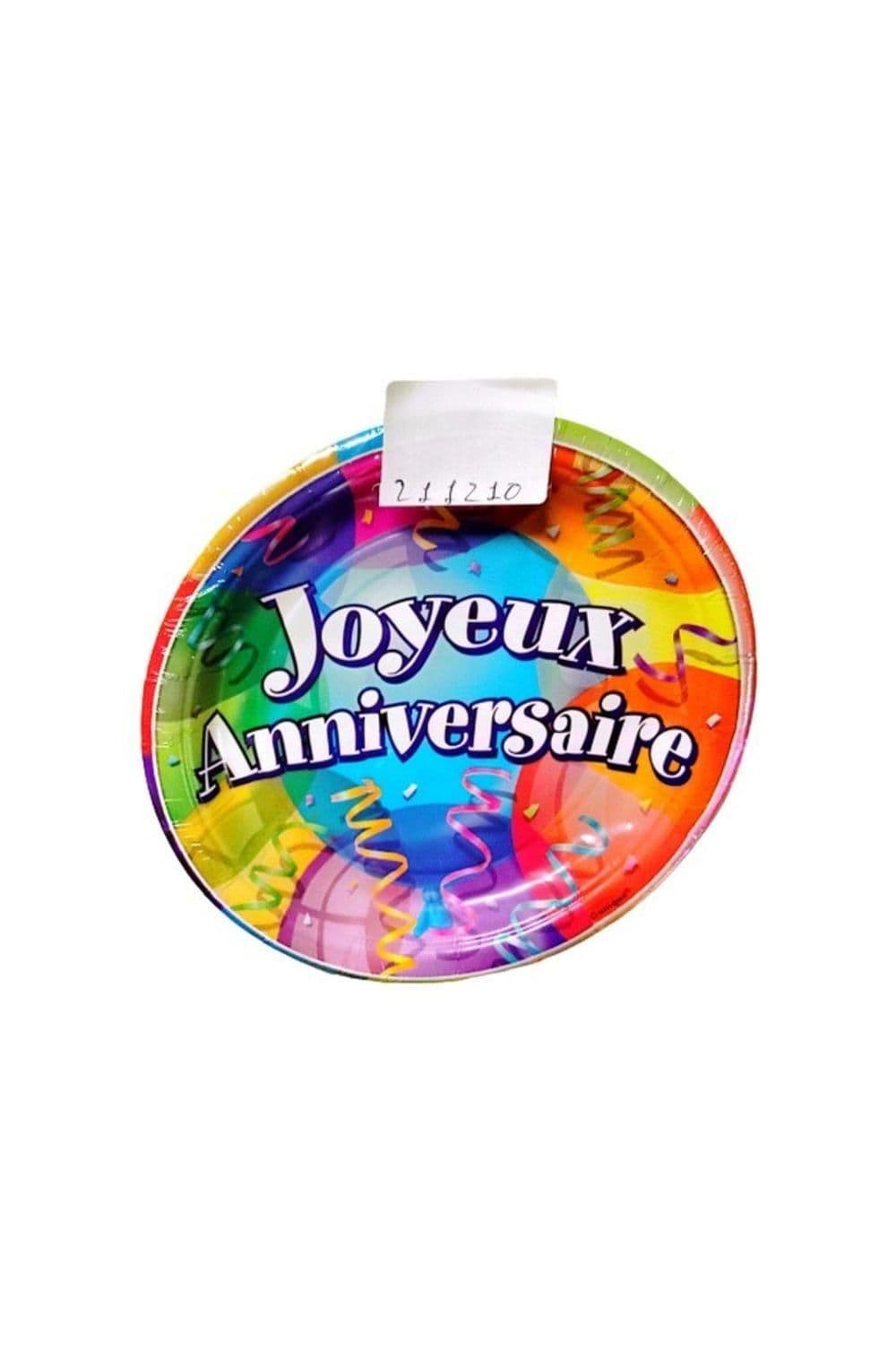 Joyeux Anniversaire Plates