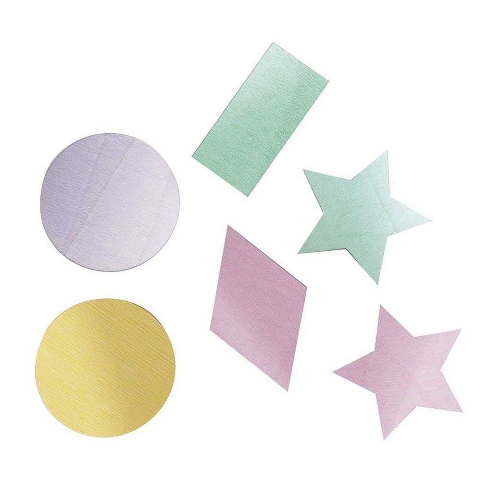 Foil Shapes Happy Birthday Confetti
