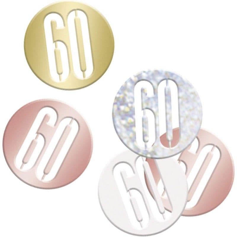 Cut Out 60th Birthday Confetti