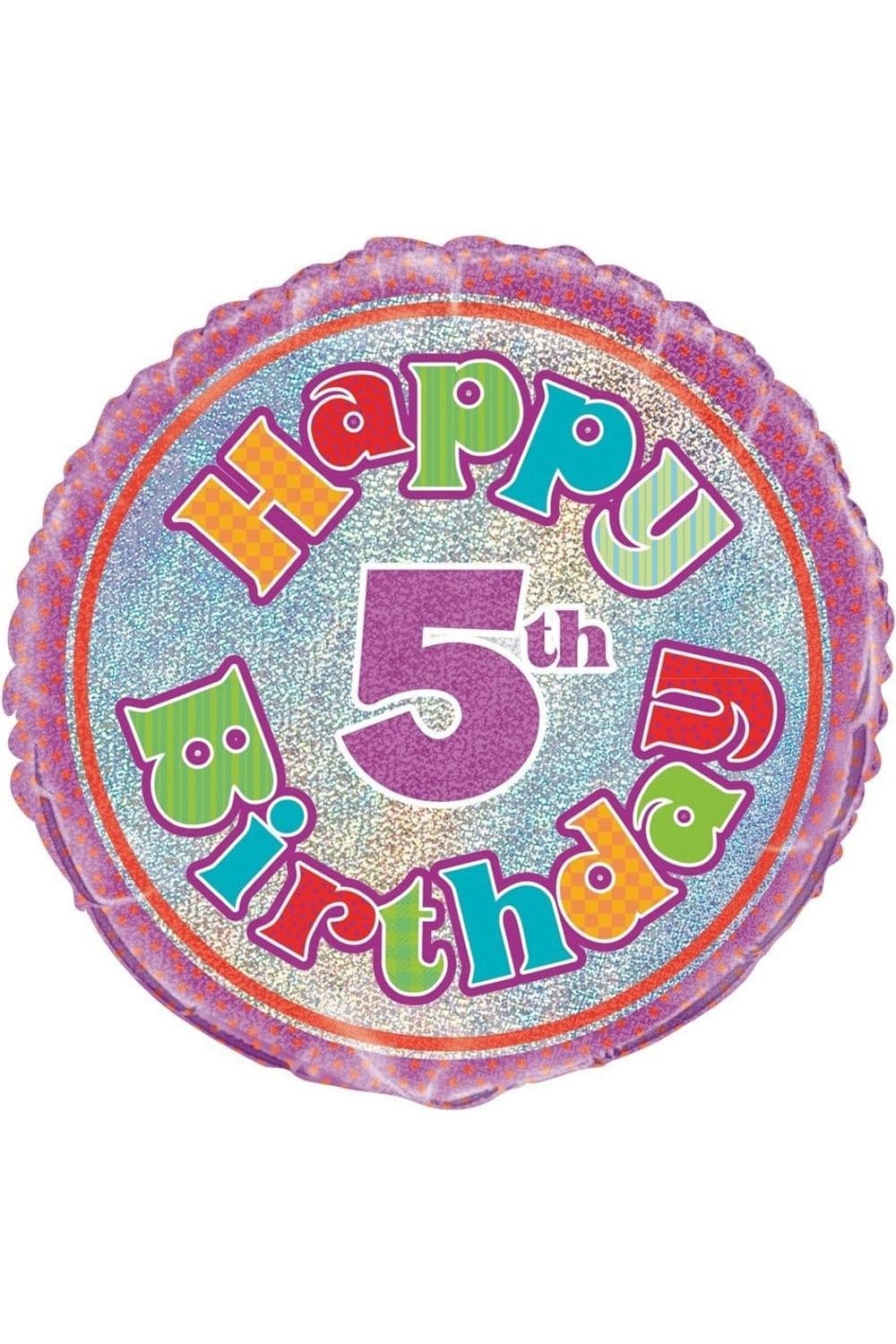 Prism 5th Birthday Foil Balloon