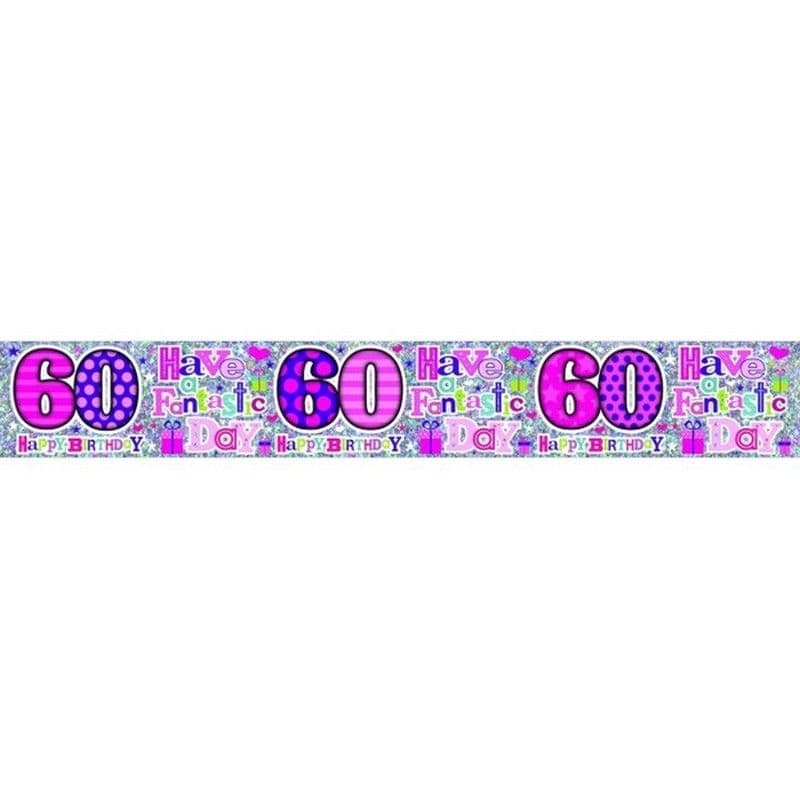 60th Birthday Wall Banner