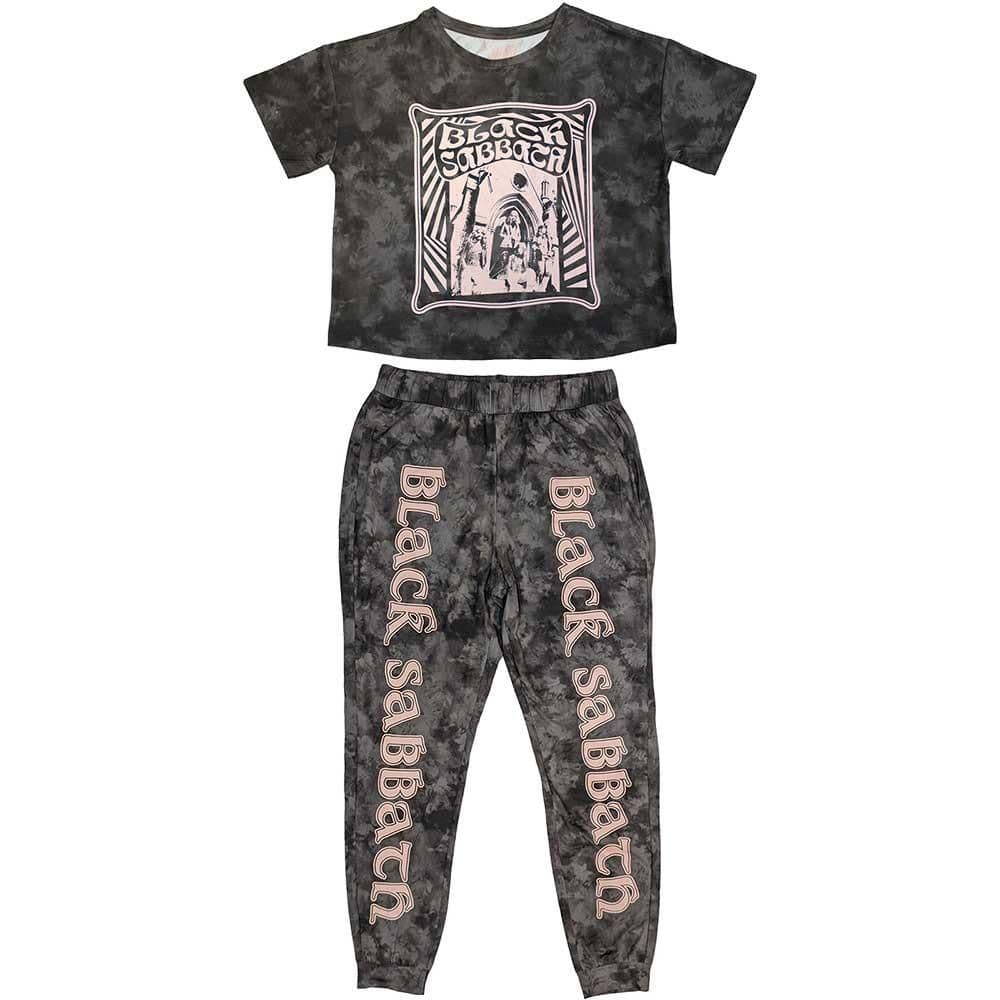 Psycho Long Pyjama Set Charcoal
