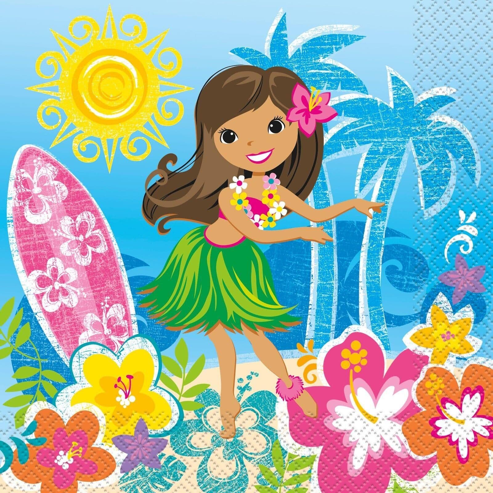 Paper Hawaiian Napkins