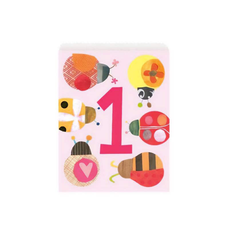Ladybird Paper 1st Birthday Bags