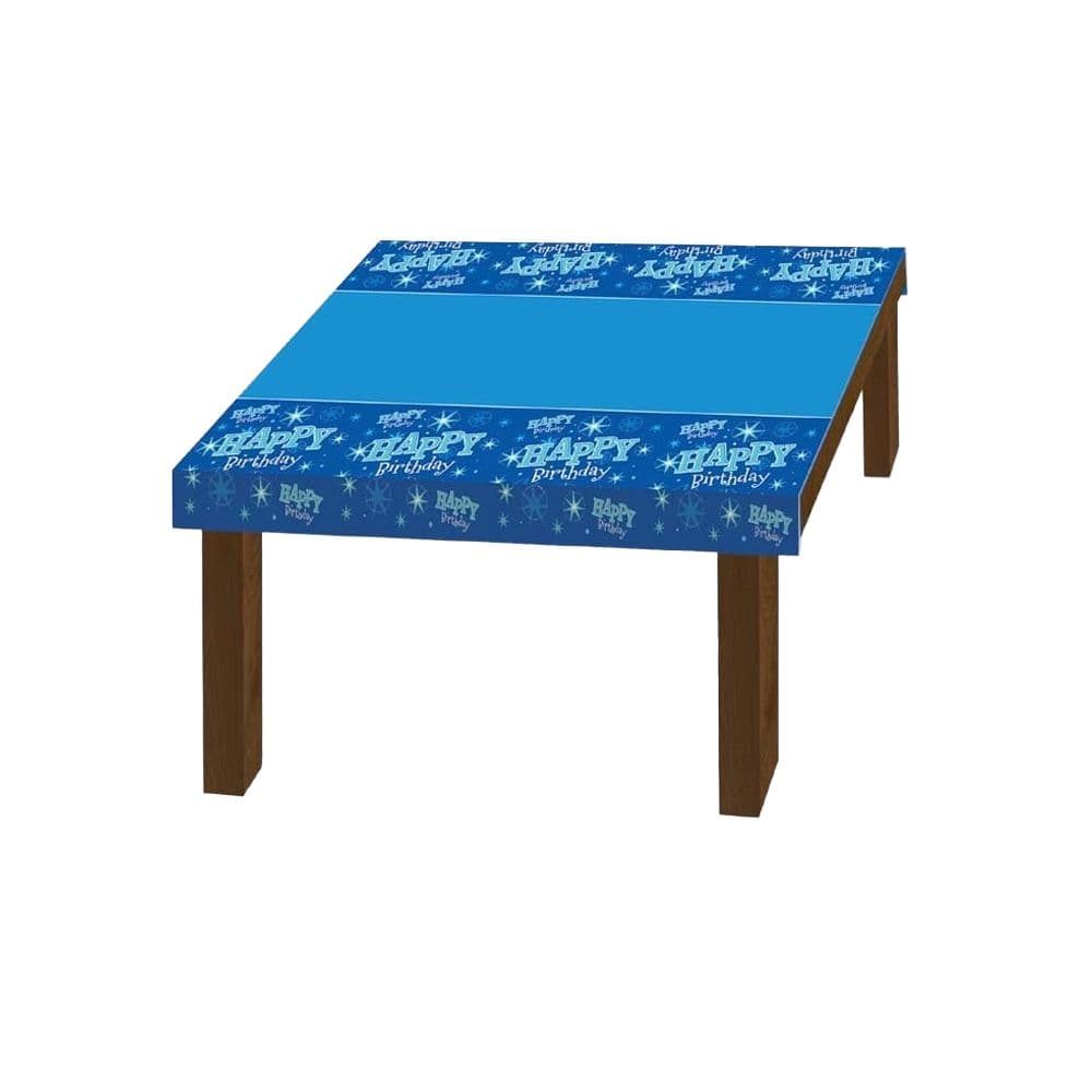 Happy Birthday Party Table Cover