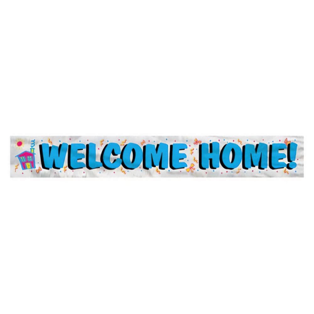 Foil Welcome Home Banner