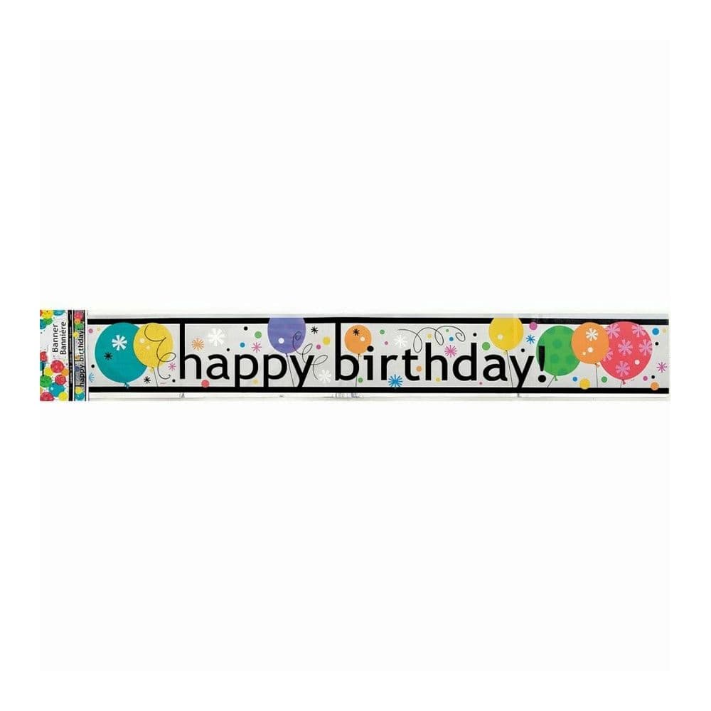 Breezy Happy Birthday Banner