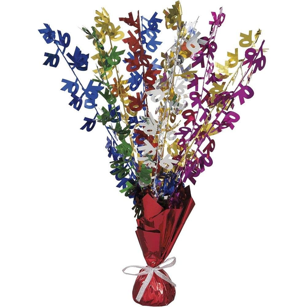 Foil Spray 70th Centrepiece