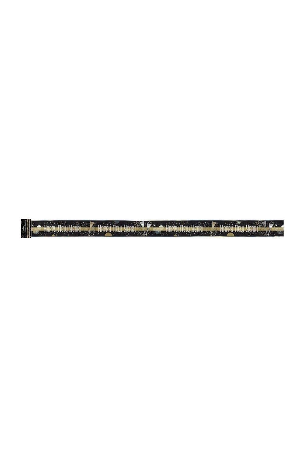 Foil Champagne Glass Year Banner