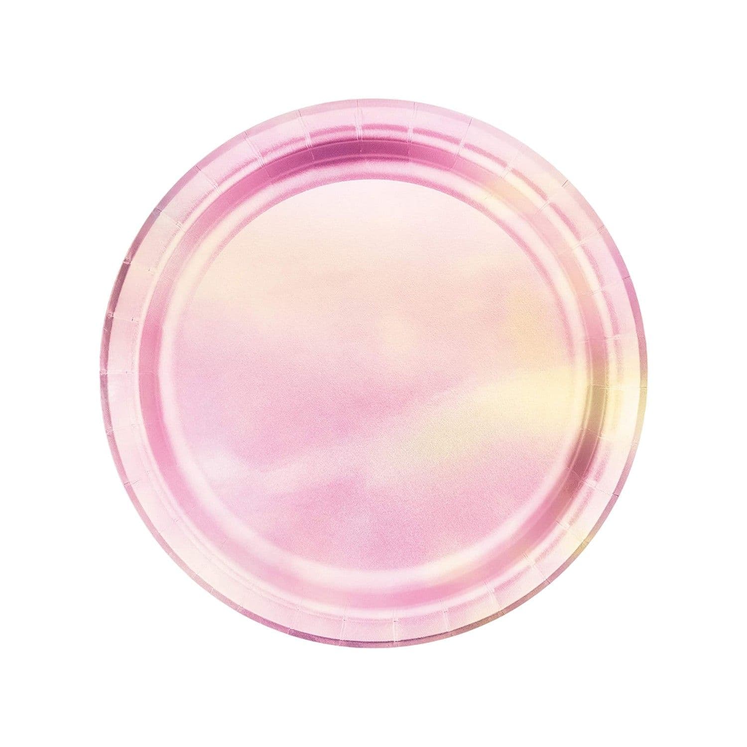 Paper Iridescent Dinner Plate