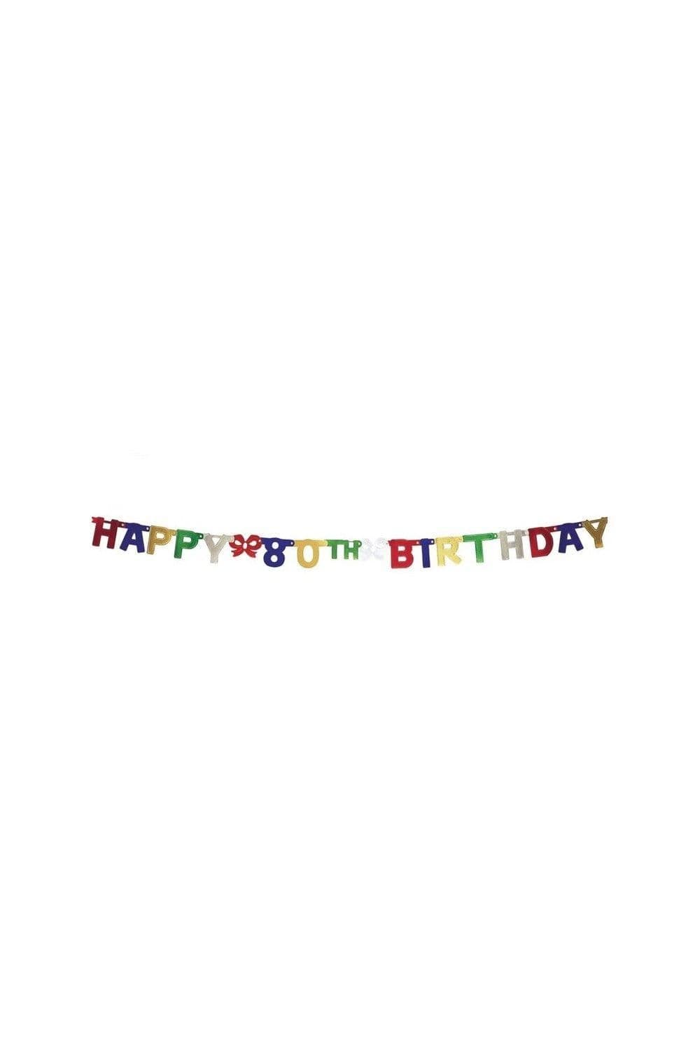 Happy Birthday 80th Banner