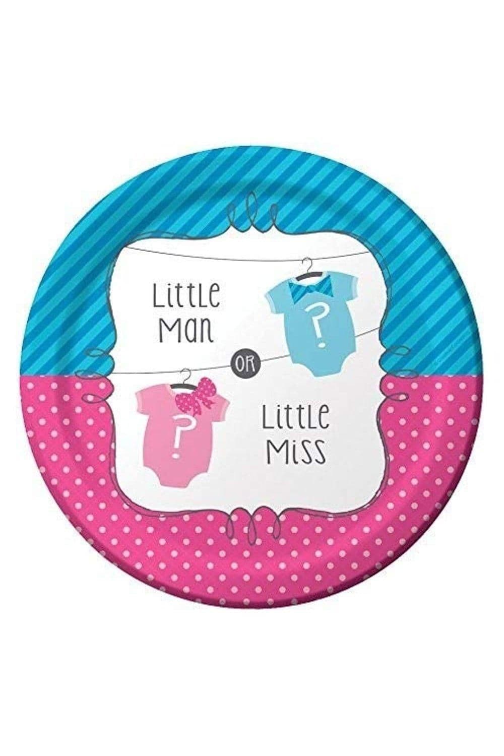 Little Man Or Little Miss Paper Plates