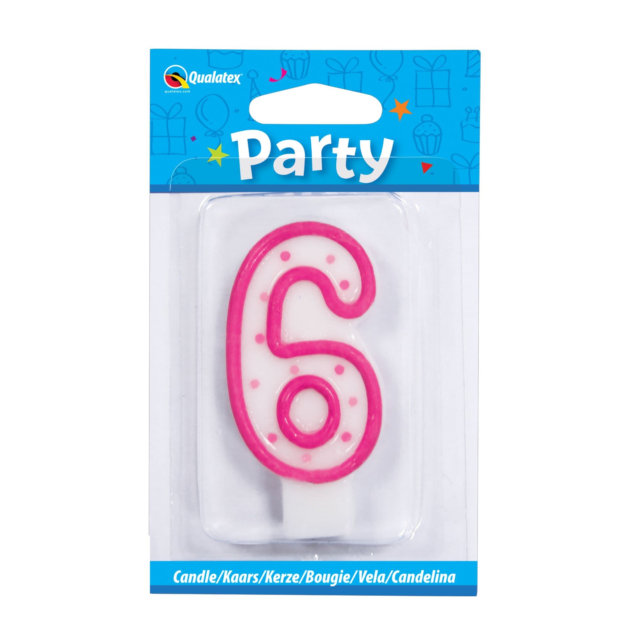 Number 6th Birthday Candle