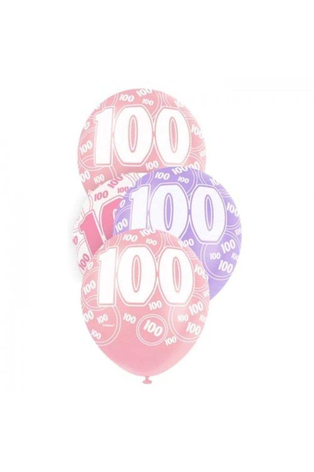 Latex 100th Birthday Balloons