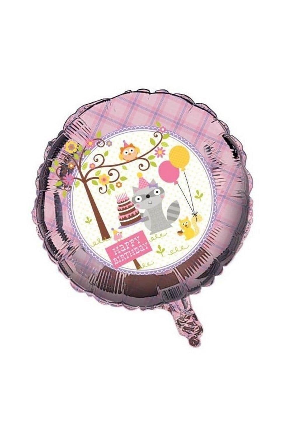 Happy Woodland Birthday Foil Balloon
