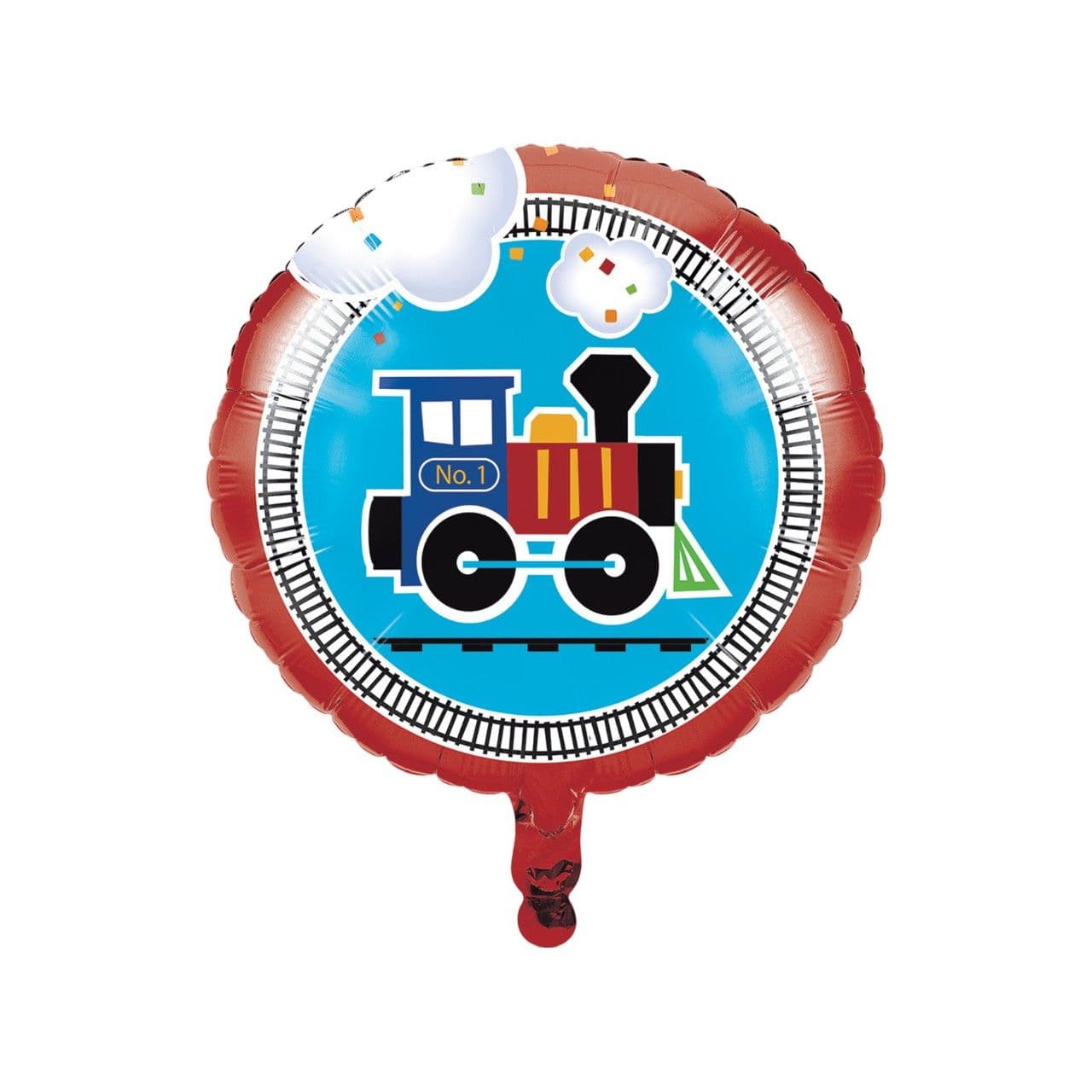 All Aboard Train Foil Balloon