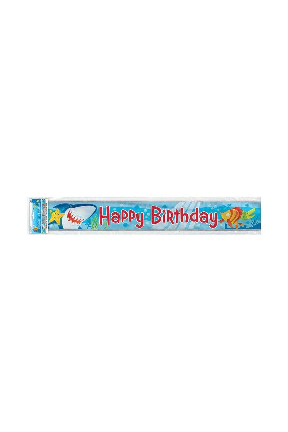 Fin Friends Foil Birthday Banner