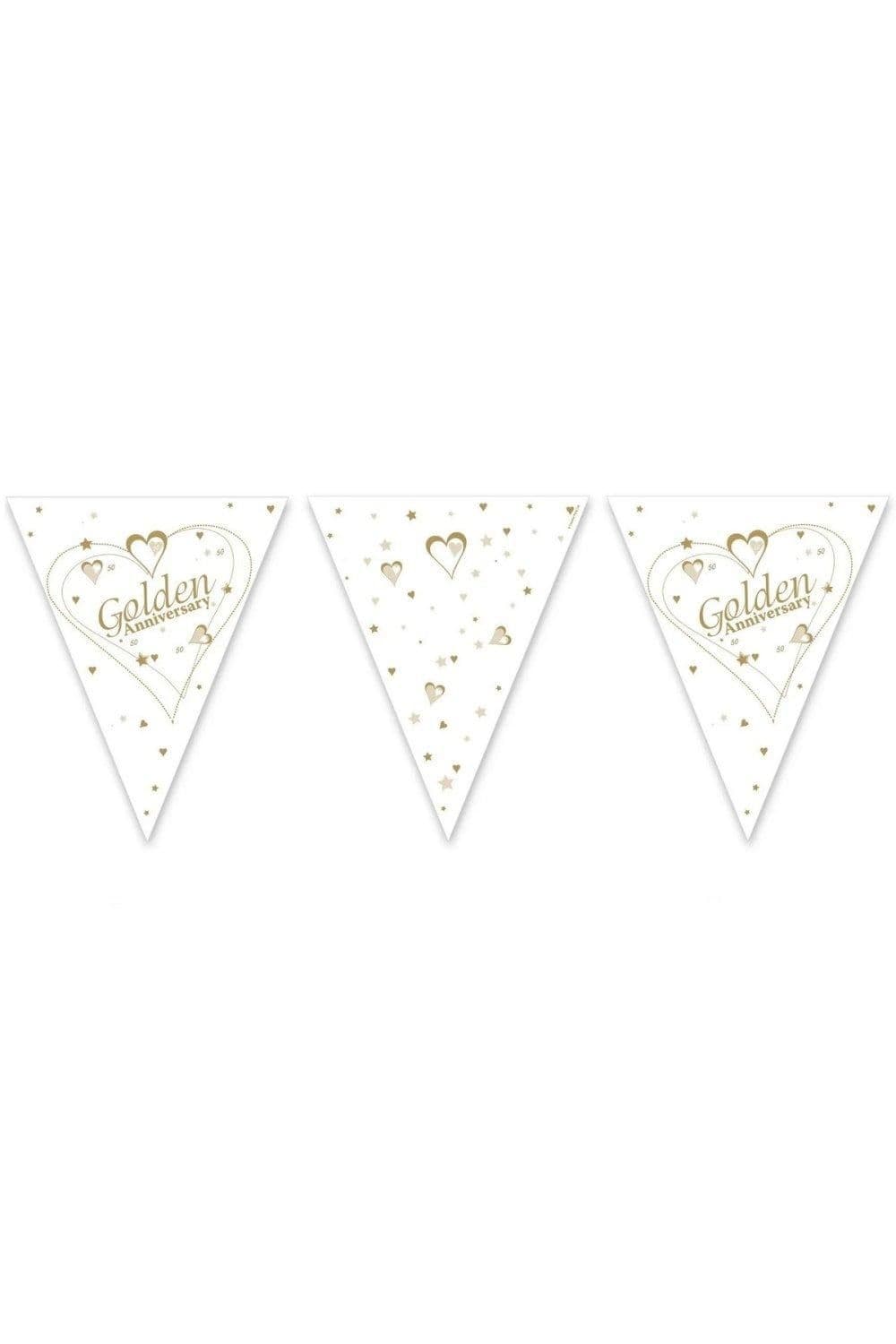 Golden Wedding Anniversary Bunting