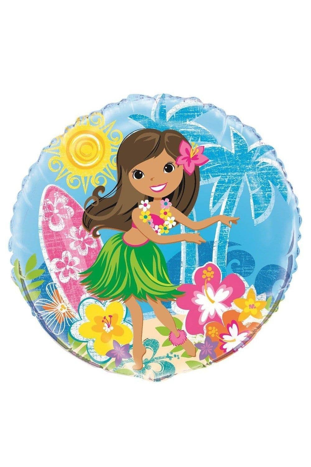 Luau Beach Foil Balloon