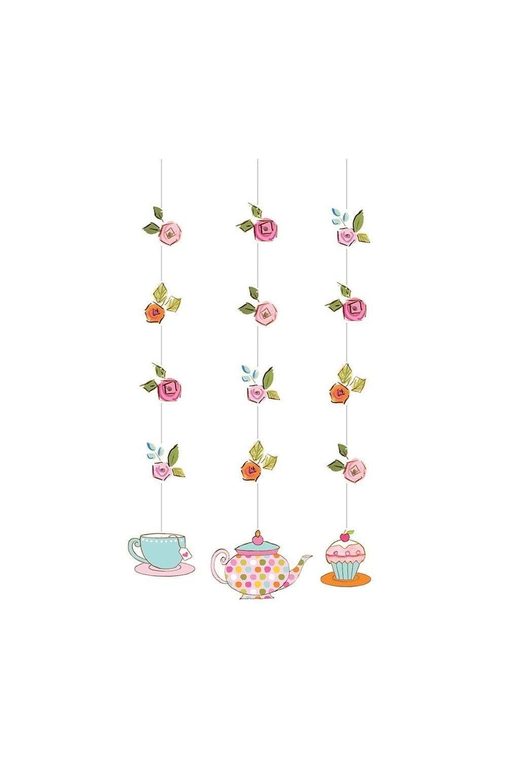 Tea Time Cut Out Hanging Decoration