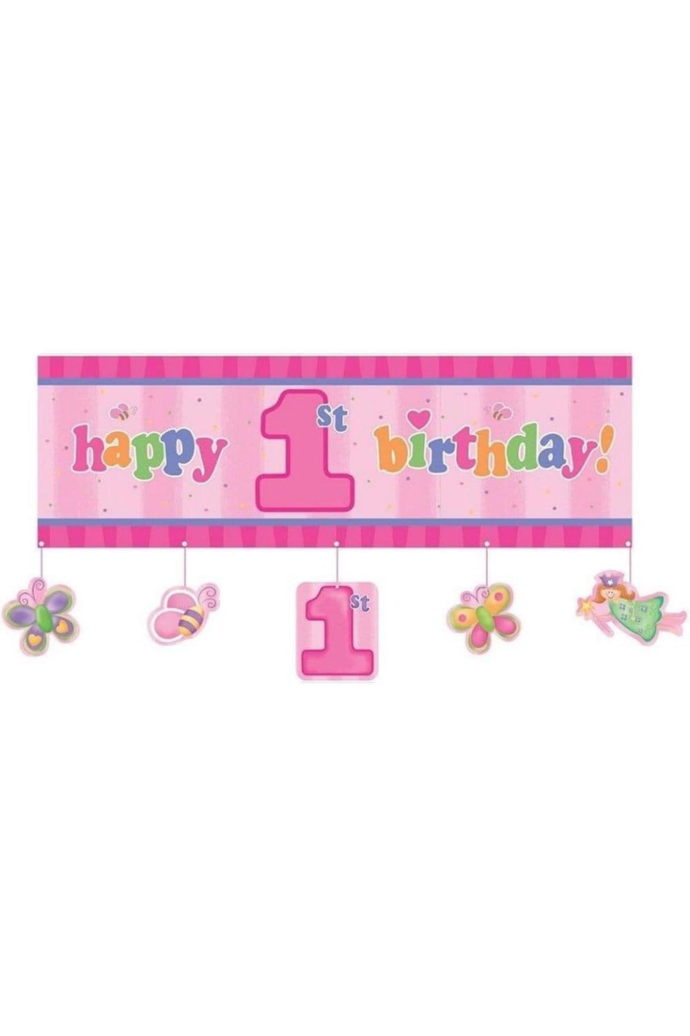 Fun At One 1st Birthday Banner