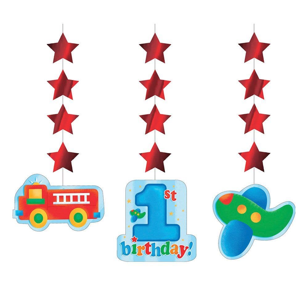 Cut Out 1st Birthday Hanging Decoration
