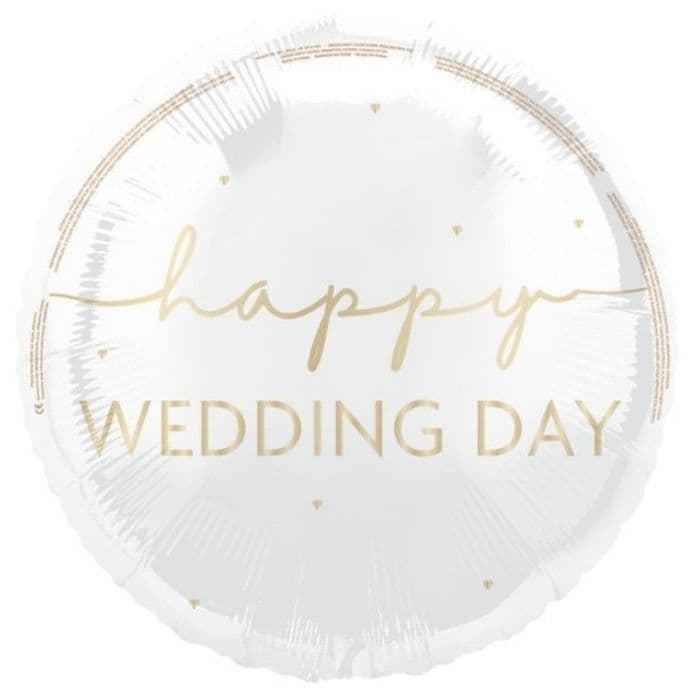 Happy Wedding Day Foil Balloon