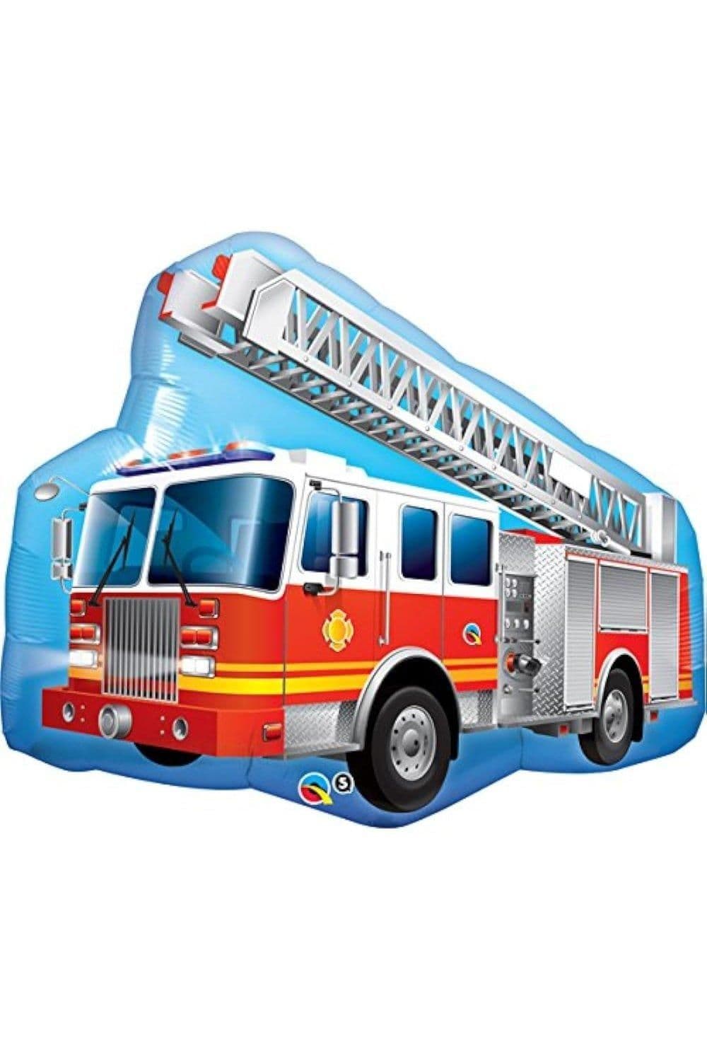 Special Shaped Fire Truck Foil Balloon