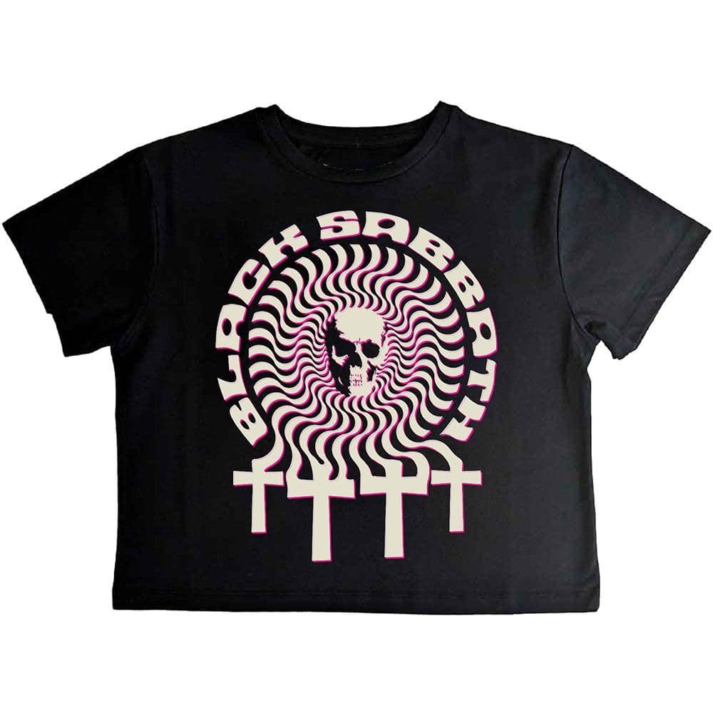 Hypnotic Skull Crop Top