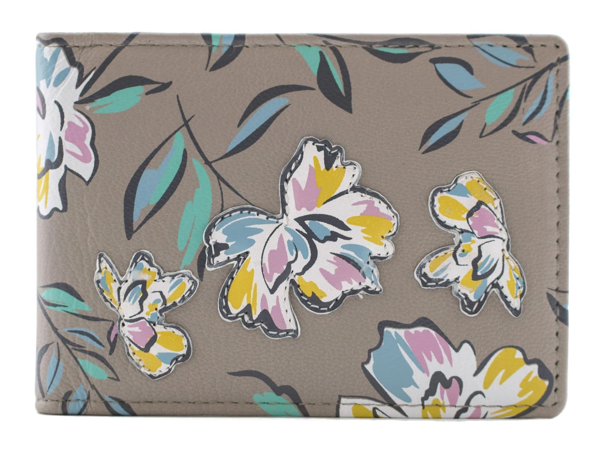Zinnia Floral RFID ID Card Holder