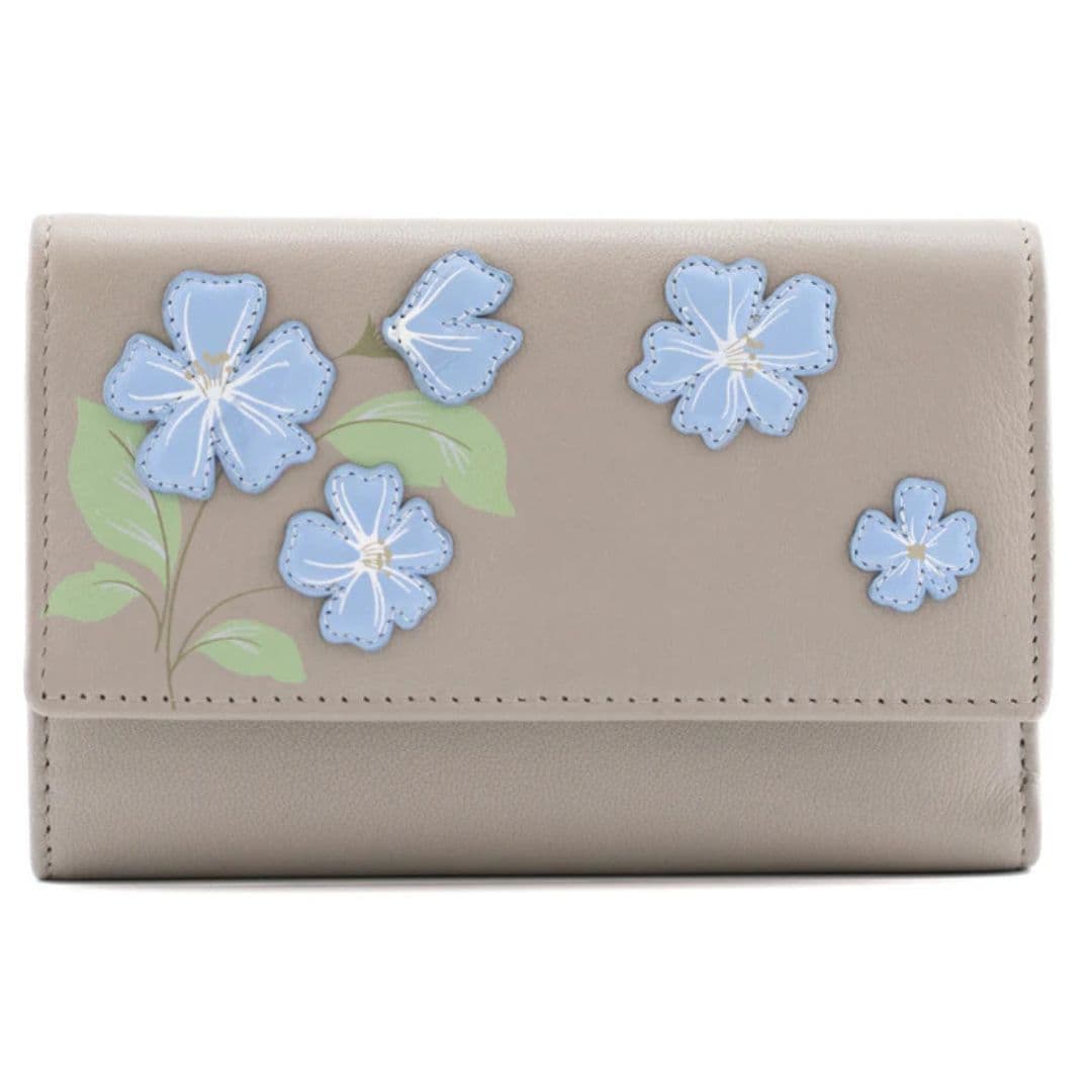Sakura Floral Large Tri Fold Purse